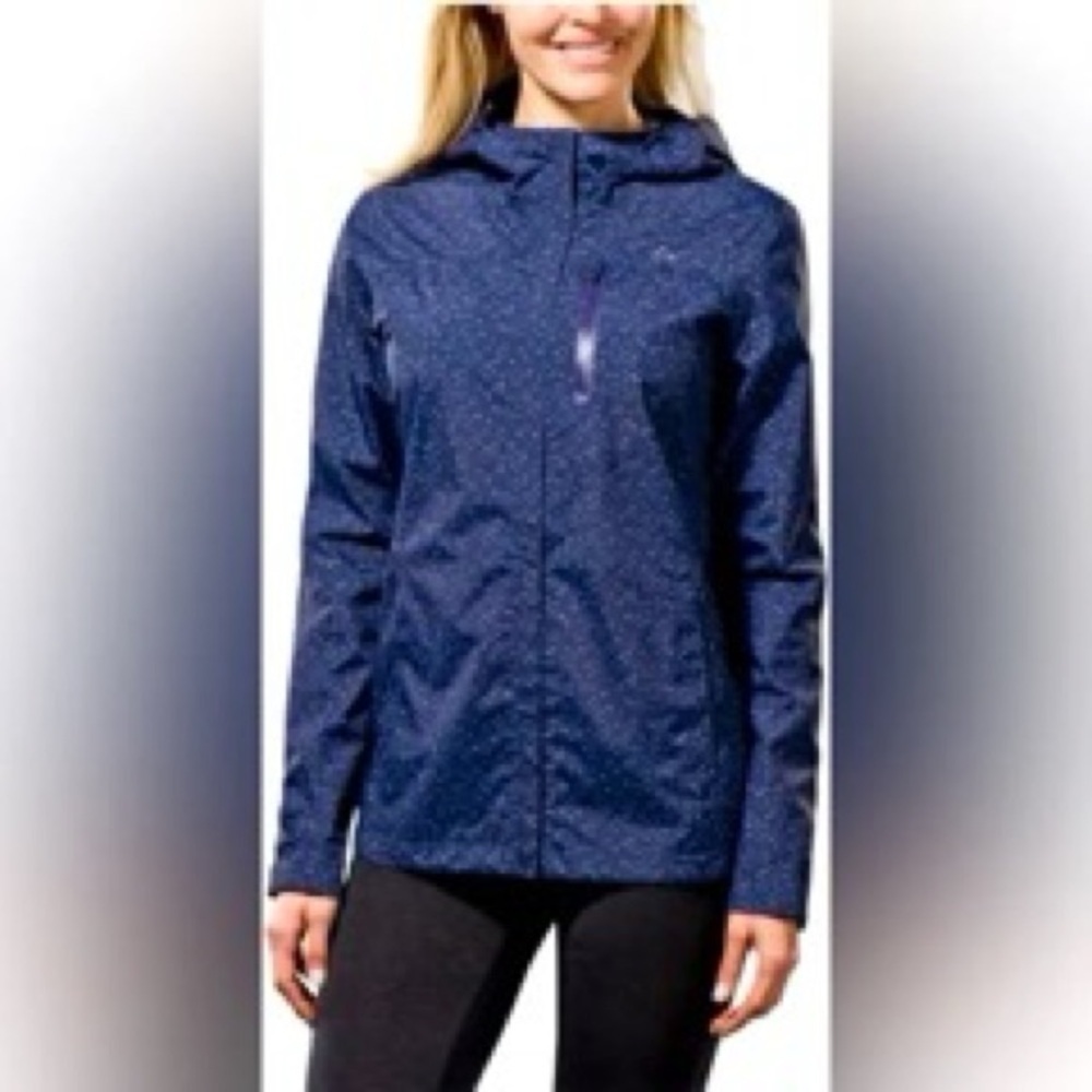 Paradox Patterned Rain Hoodie Jacket